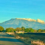 Driving up the hill towards Mount Baru. Highest point in Panama.